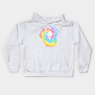 Tye dye golden retriever Kids Hoodie